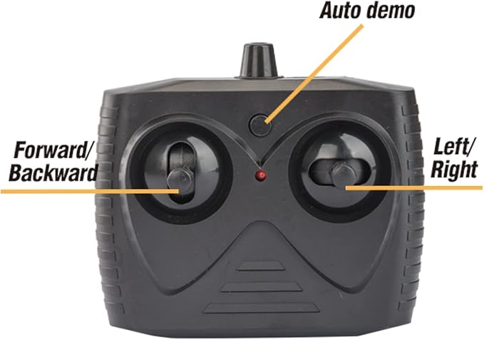 s 360' Rotated and Musical Angry Bird Rechargeable Remote Control Stunt Car for Kids (Red)