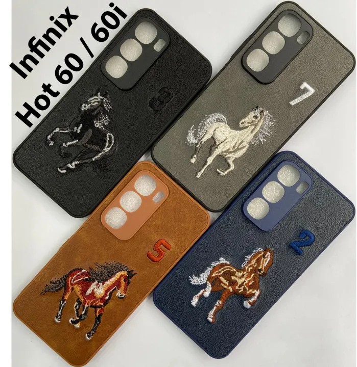 Infinix Hot 60/ Hot 60i Embroidered POLO Back Cover