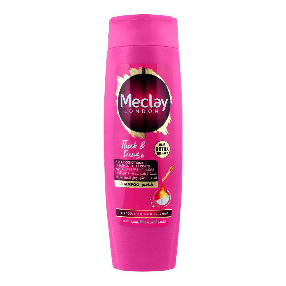 Maclay London Shampoo 185ml| Thick & Dense| Pink