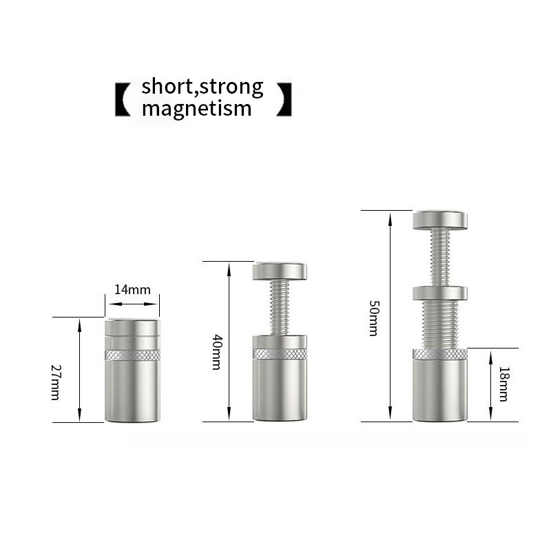 Aluminum GPU Holder Vertical Telescopic Rotating Stand Magnetic Bracket Video Card Holder Graphics Card Bracket Support 27-120mm