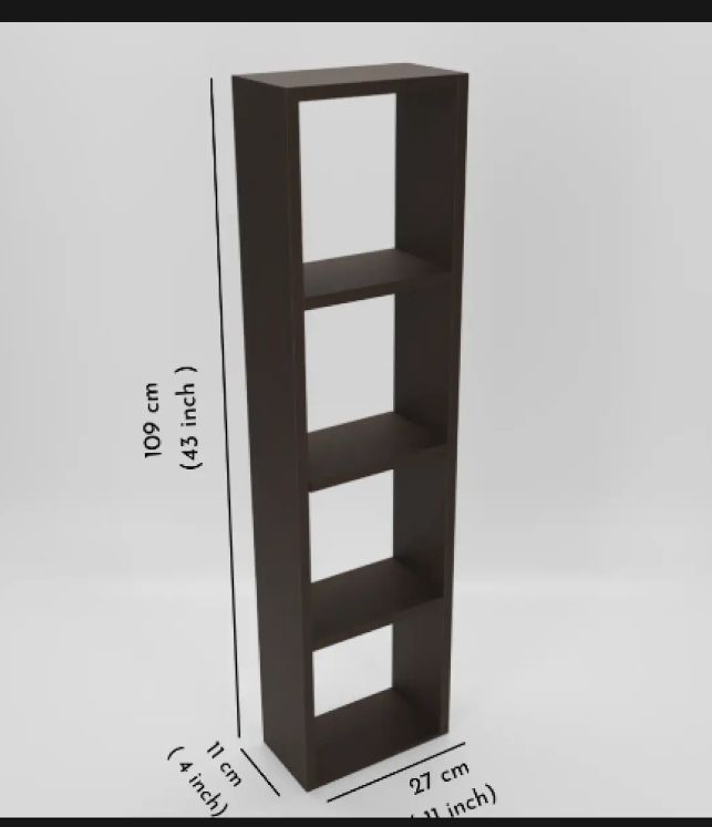 multipurpose wooden box rack 4 layer book for home decoration
