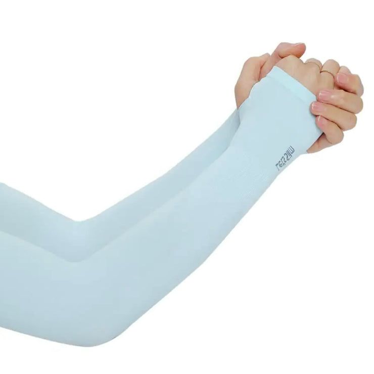 UV Protection Cooling Arm Sleeves For Men And Women Summer Compression Sports Arm Warmers With Thumb Hole Cycling