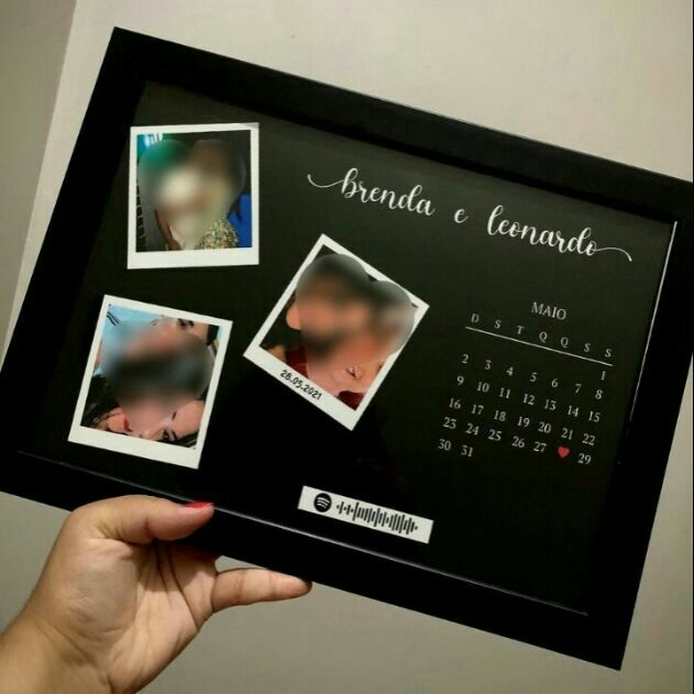 Customized photo frame with your pictures,calendars,anniversary's and Birthday's