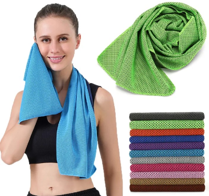 Cooling Towel, 40"x12", Ice Towel, Cooling Towels for Neck and Face Athletes, Instant Cooling Chilly Towels - Cooling Ice Towels for Sports, Workout, Fitness, Gym, Yoga, Camping