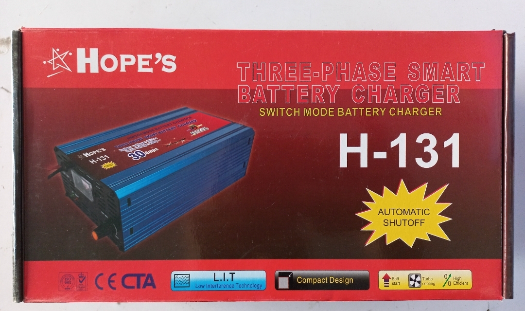 Three Phase Smart Battery Charger 30 Amp Switch Mode Battery Charger