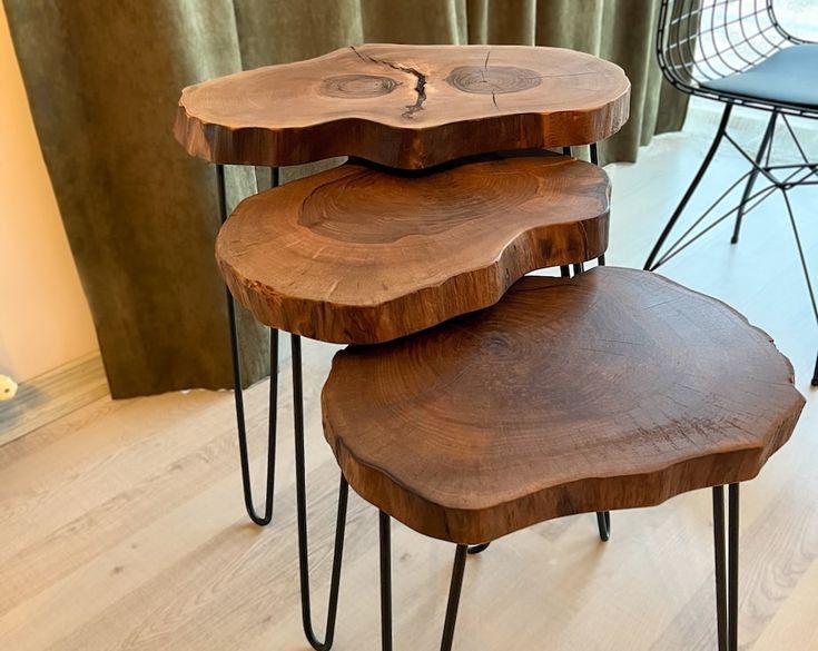 Half Moon Table | Solid Wood Half Moon Console Table | Sheesham Wooden Entryway Table | Rustic Live Edge Half Circle Table | Handmade Furniture for Home Décor | Modern Wooden Table