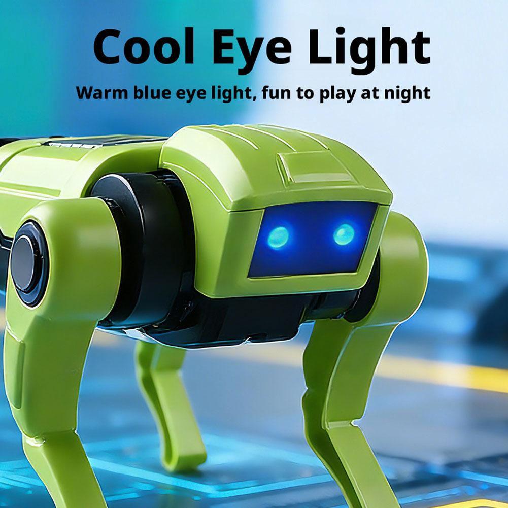 Mechanical Dog Toy RC Robot Children's Remote Control Mechanical Dog Toy Electric Science Teaching Toys for Kids