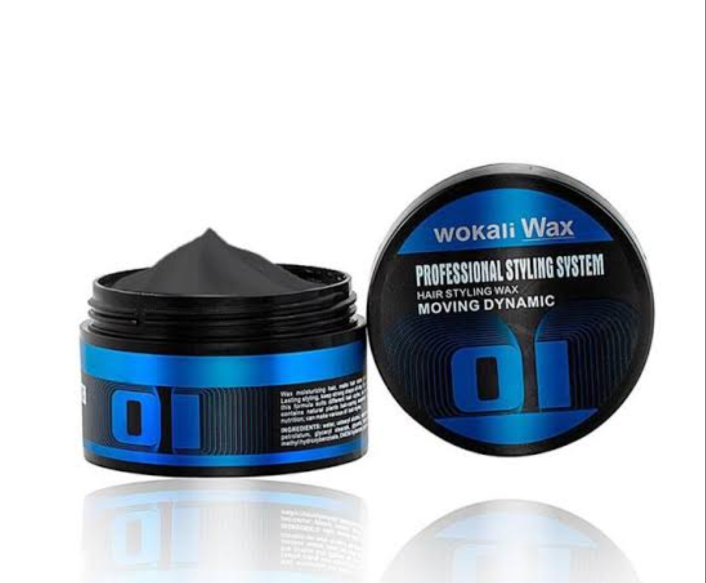 01 Wokali Hair Wax Strong Hold Styling Wax for Long-Lasting Definition and Shine
