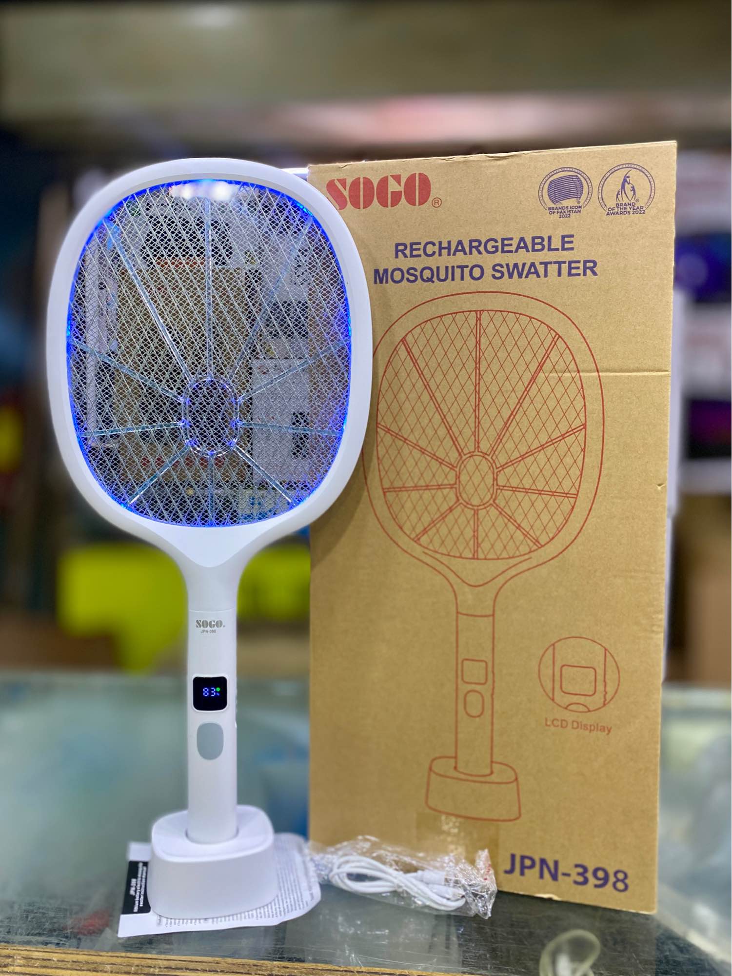 SOGO - Rechargeable 2 in 1 Insect Killer Racket & Lamp (JPN-399 & JPN-396 & JPN-398) | Daraz.pk