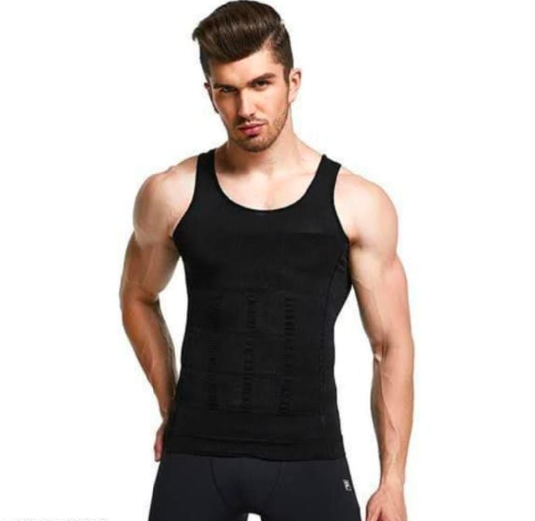 Men Slimming Tank Top Body Shaper Compression Shirts For Men /Breathable and Comfortable