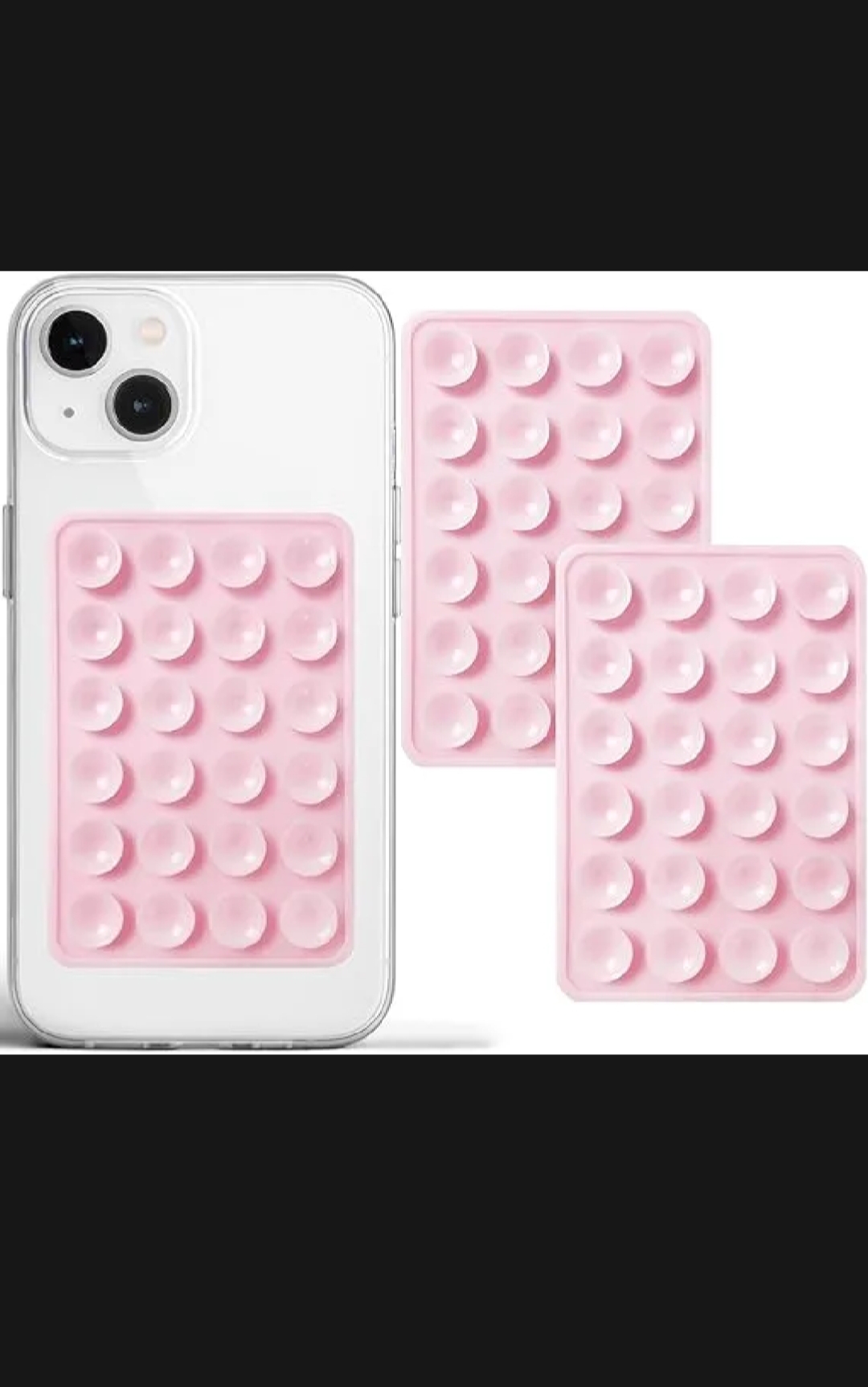 ADHESIVE SIDE SILICONE SUCTION PAD MOBILE PHONE HOLDER DIFFERENT COLOR AVAILABLE price in Pakistan
