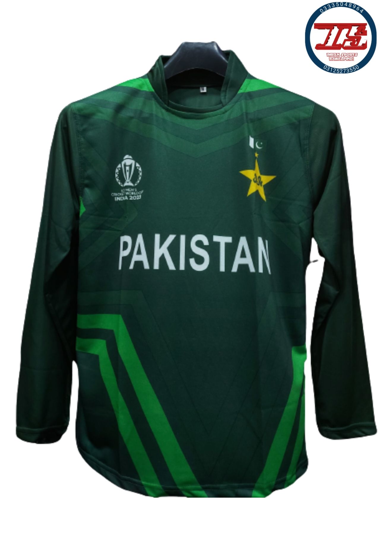 Pakistan Cricket Team Shirt For Boys Men Long Sleeve
