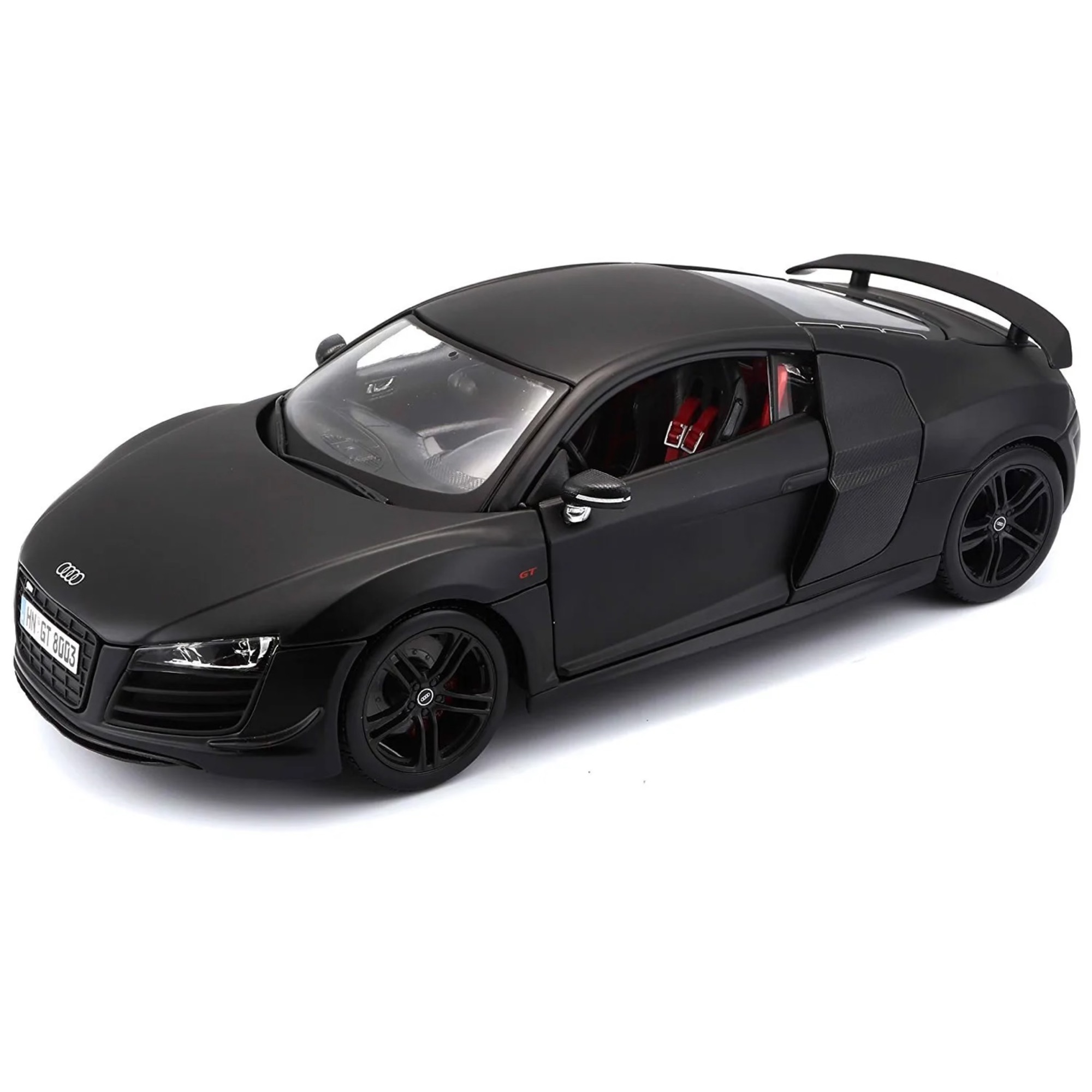 Audi R8 GT Matte Black 1:18 Scale Diecast Model Car - Maisto | Daraz.pk