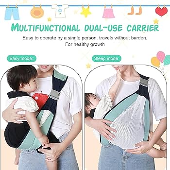 Pseudo Baby Carrier,Hands Free Baby Carrier,Adjustable 3D Baby Wrap Carrier Baby Sling Baby Carrier