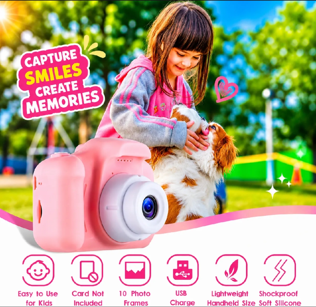 Mini HD Camera For Kids Color Display HD 1080 Pixel HD Camera Best Gift For Both Girls and Boys