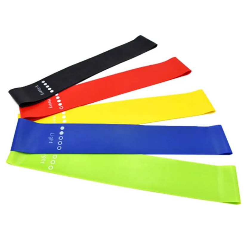 Elastic Resistance Loop Bands Gym Yoga Exercise Fitness Workout Stretch CHAINI