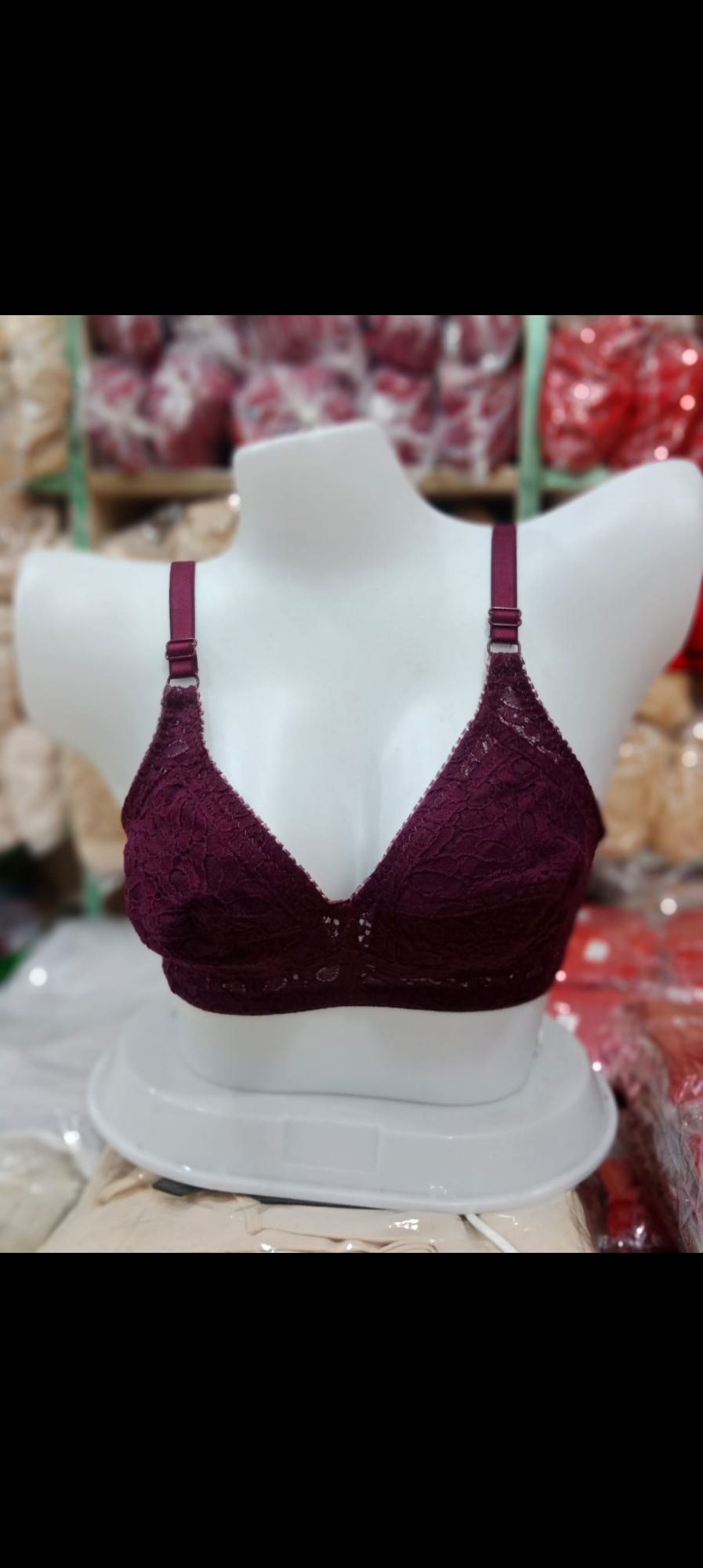 Non- Padded Wired Double Cup Adjustable Strap Soft And Comfortable Bra