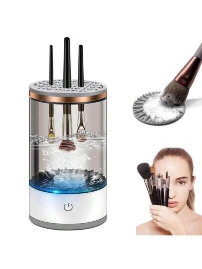 Makeup Brush Cleaner - Electric Makeup Brush Cleaner & Dryer Machine – Automatic Deep Cleaning Tool for Cosmetic Brushes