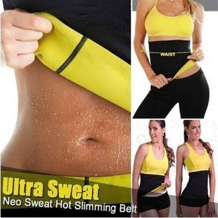 Hot Slim Belt for Men & Women – Waist Trainer Sweat Belt | Tummy Fat Burner, Slimming & Weight Loss Support