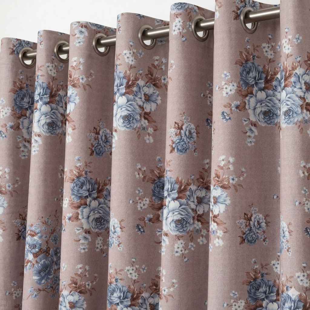 Premium Quality Italian Curtain (Parda) For Home Decor Elegant & Fancy Curtain With Ring(Eyelet) For Windows (1Pc Curtain)