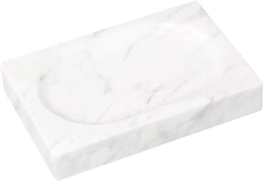 This sleek soap dish features a modern black and white color scheme, adding a touch of elegance to any bathroom. Its durable design ensures long-lasting use. 5