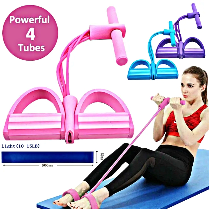 Tummy Trimmer for Men & Women - Double Spring Abdominal Workout Equipment - Belly Fat Exercise Machine for Home Gym - High Quality Tummy Fat Burner & Abs Workout Equipment - Stomach Exercise Pull Reducer - Body Shaper Weight Loss Tool - Black