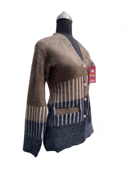 Super soft pure rabbit wool full sleeve sweater