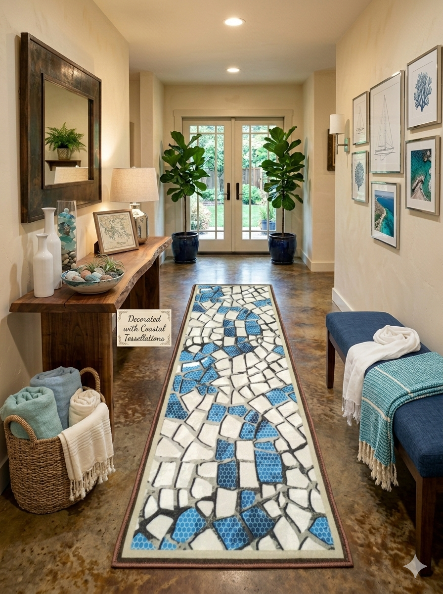Carpet Center Piece, Floor Mat, Runner Rug,Carpet Rugs, Beautiful Rug Aprprox 3ft x 8ft