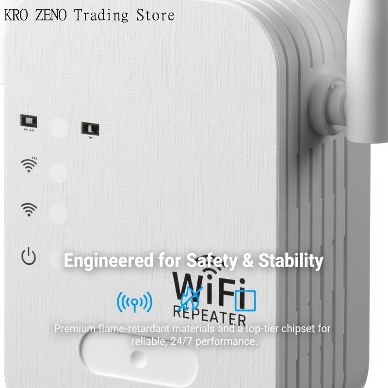 🔝1Pcs 5G/2.4G Signal Router 300Mbps Wireless WiFi Repeater 802.11N Long Range Wireless WiFi Extender Amplifier WIFI Booster✨