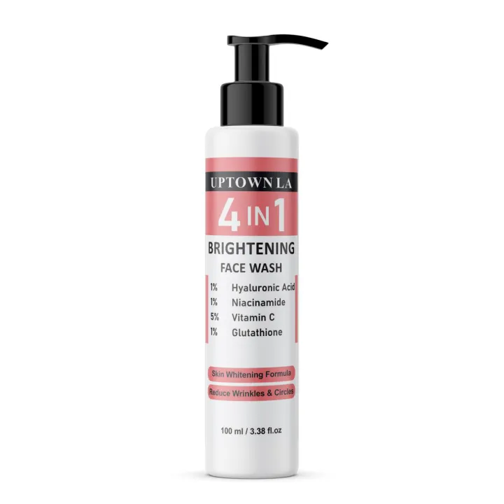 UPTOWN LA 4 IN 1 Whitening Face wash For Oily | Dry | All Skin Types