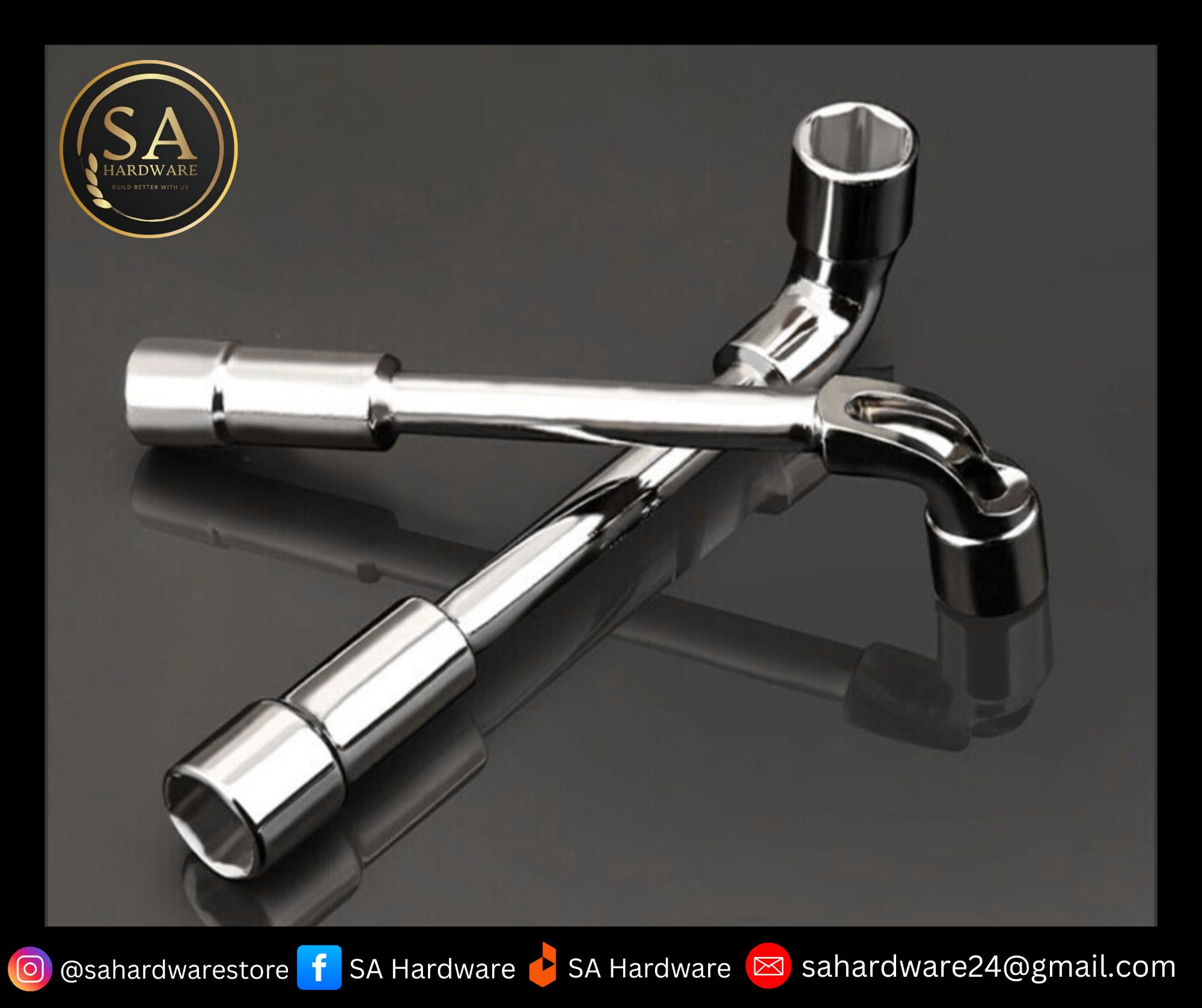 Heavy Duty L Socket Wrench L Pana | Durable High Quality L Spanner Tool for Car, Bike & Home Repairs | Multipurpose Hand Tool