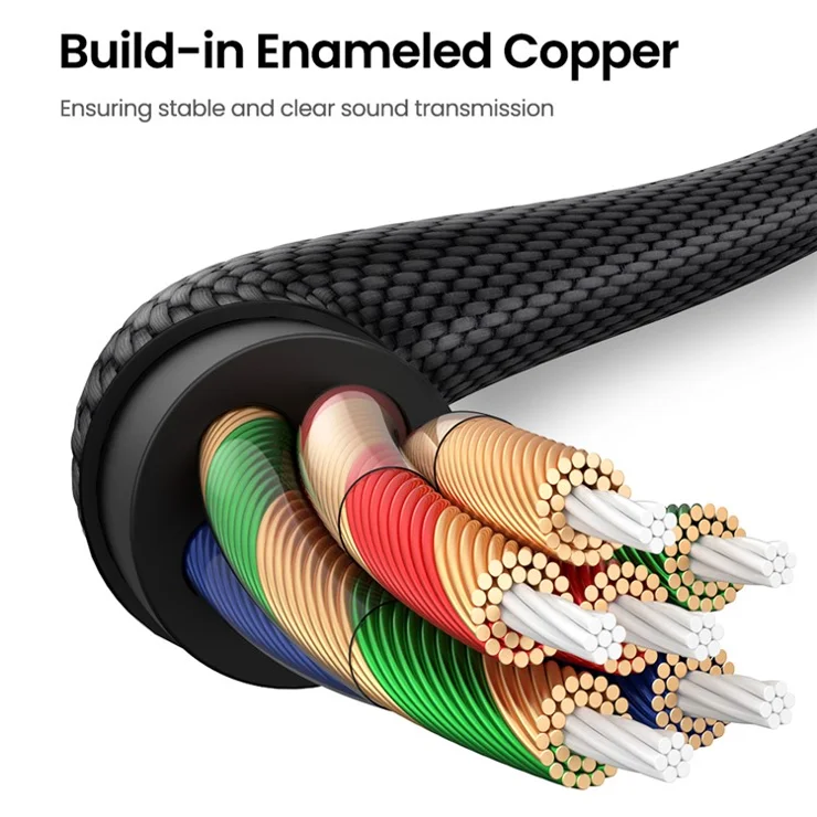 UGREEN Lott Type C to 3.5mm Audio Adapter Cable for Xiaomi, OnePlus, , Vivo , Oppo, universal compatibly For All Mobiles