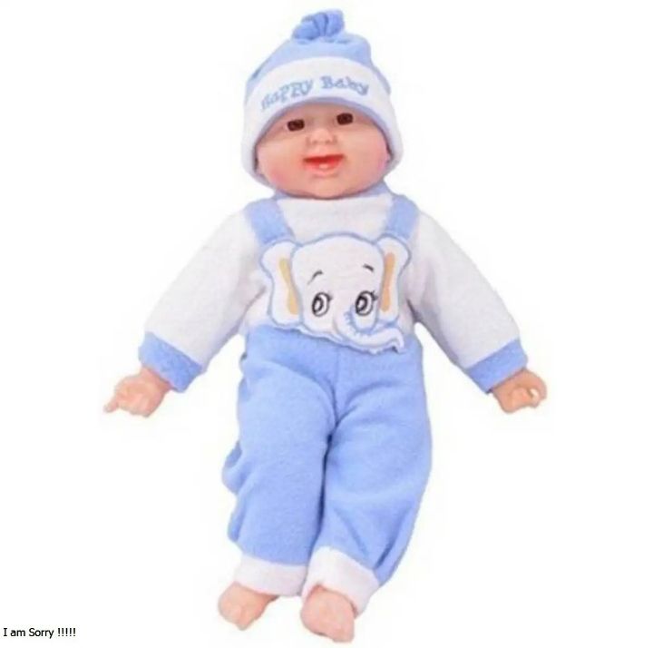 Musical Baby Boy Doll For Kids toy Soft Toys Baba and Baby Both (Newborn to 4 years)