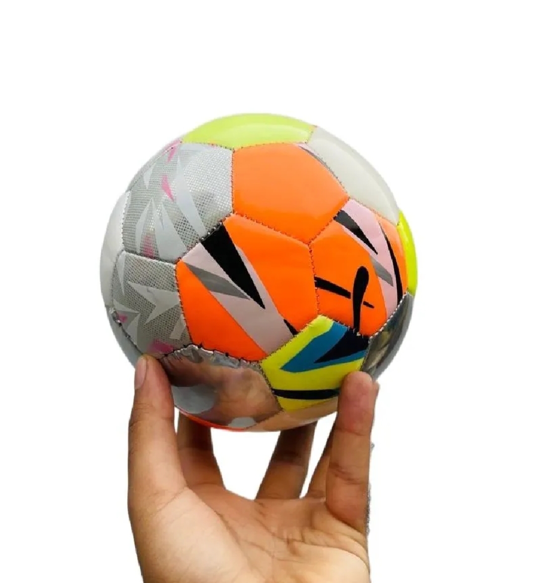 Kids Zone Mini Football For Kids in Premium Quality With Machine Stitching. 1 piece (MULTICOLOURS) Size : 3