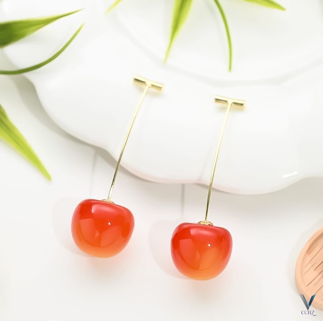 Antic Earring Cherry Shap Drop Earring