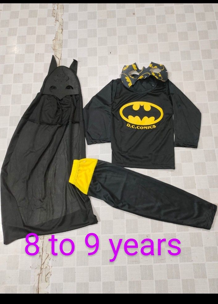 Spiderman/Batman/Superman costume with free face mask   all character costume available for school event and party