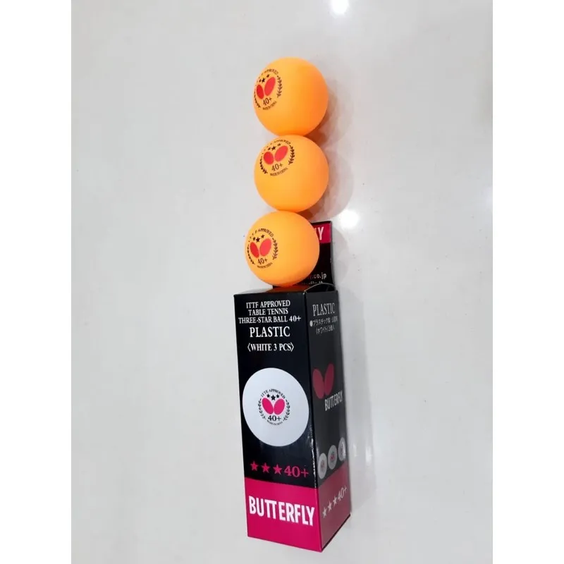 BUTTERFLY TABLE TENNIS BALLS (pack of 3)