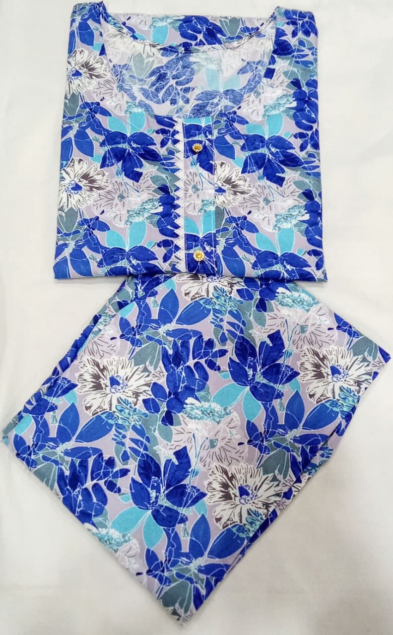 Cotton 2 piece suit new latest design fabric soft Lawn cotton random colour