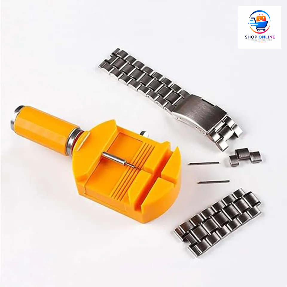 Watch Link Remover Tool | Watch Strap Adjuster | Metal Watch Band Link Remover Kit | Bracelet Pin Removal Tool | Watch Band Resizer | Watch Repair Tool Kit | Wrist Watch Strap Sizing Tool | Link Pin Remover