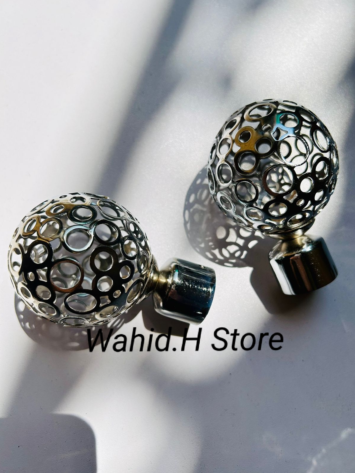Curtain Rod End Stopper Pack Of Pair 2 Pcs
