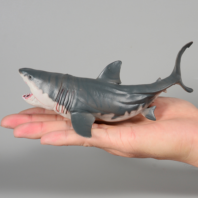 Savage Marine Megalodon Shark Action Figure - Classic Ocean Animals Sea Life Model PVC Collection Toy for Kids