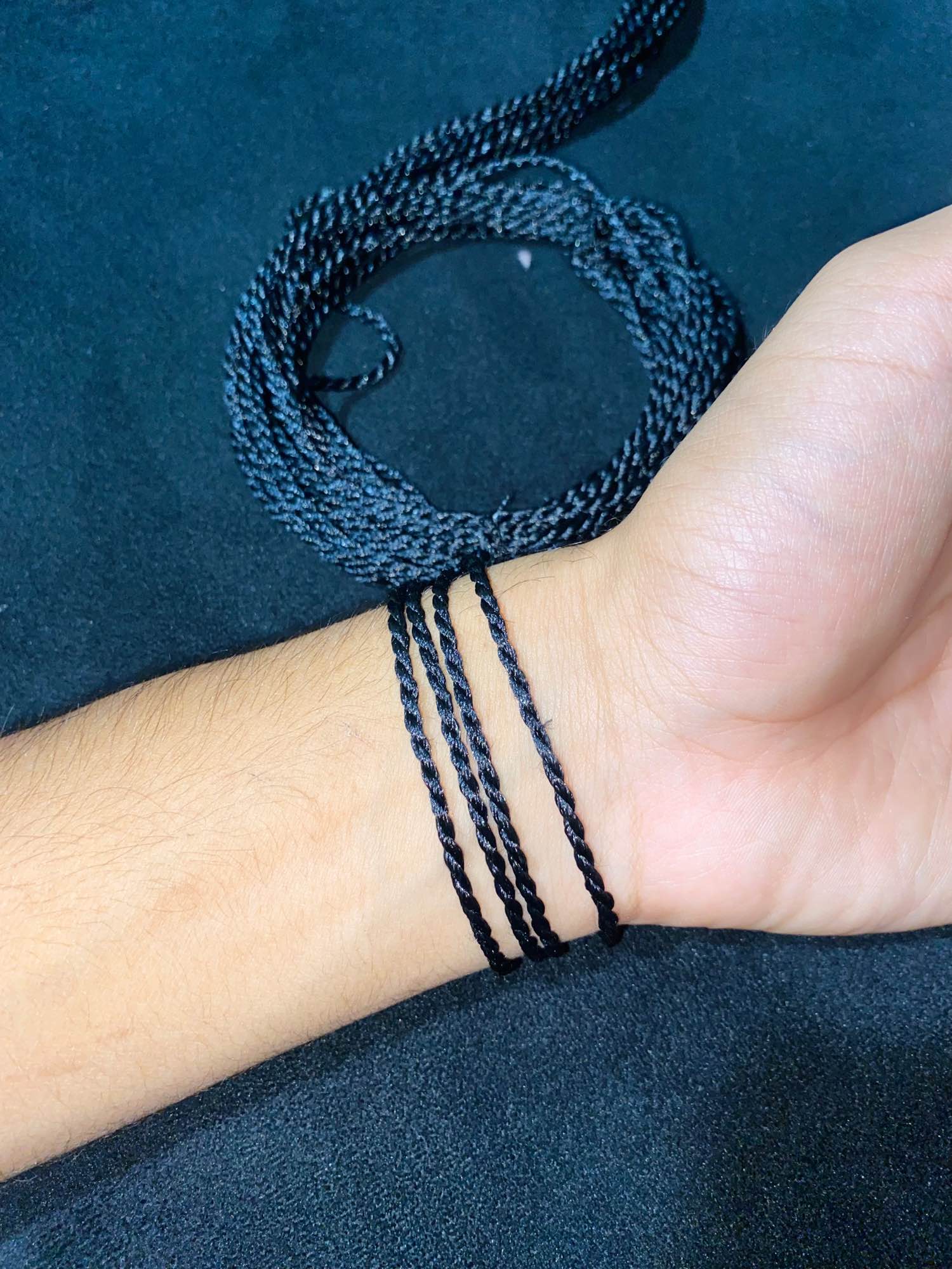 Size Adjustable Special Black Hand Dori/Rope, Bracelet, Wrist Hand Bands for Men & Women Latest Design Chain For Girls And Boys Stylish Design