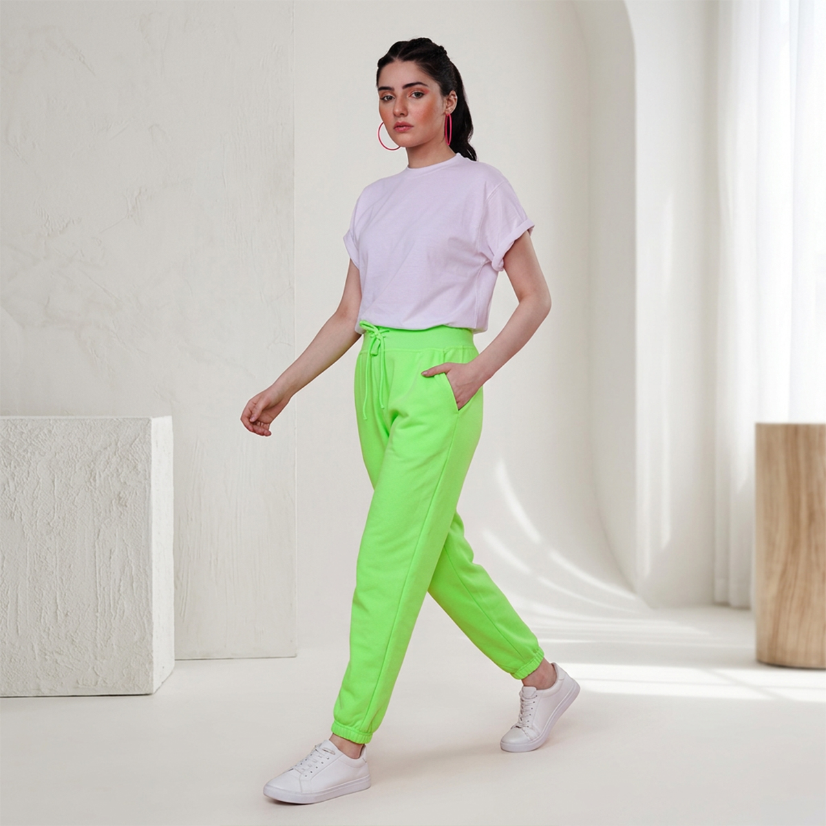 Basic Round Cotton T Shirt For Women Cotton Casual Comfortable Everyday Wear Everyday Essential