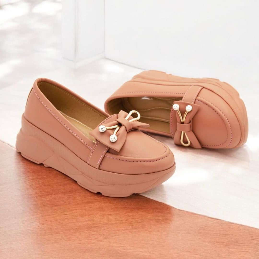 American Formal Wedge Loafers & Mocassions for Women Imported Wedge Sole Loafers for Women