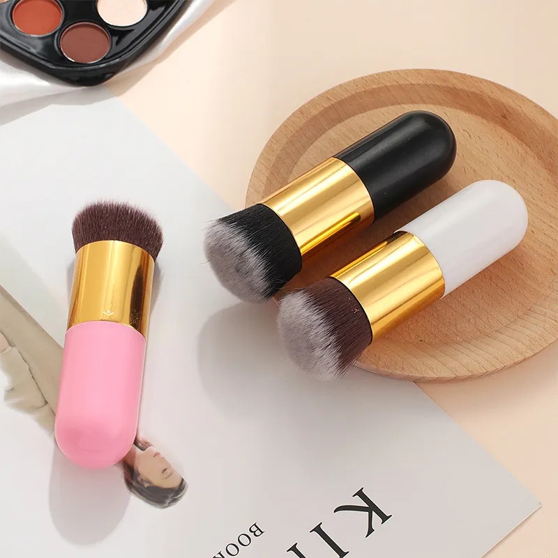 Imported Foundation Base Brush - kabuki foundation brush - Professional Makeup Brush - Multi Color