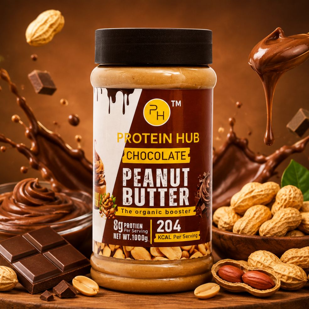 Protein Hub Chocolate Peanut Butter - 1000 gm ( 1KG )