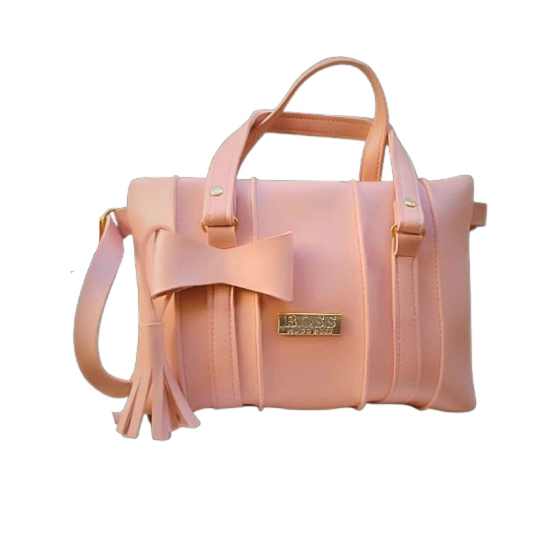 Luxurious high quality synthetic leather bag for ladies
