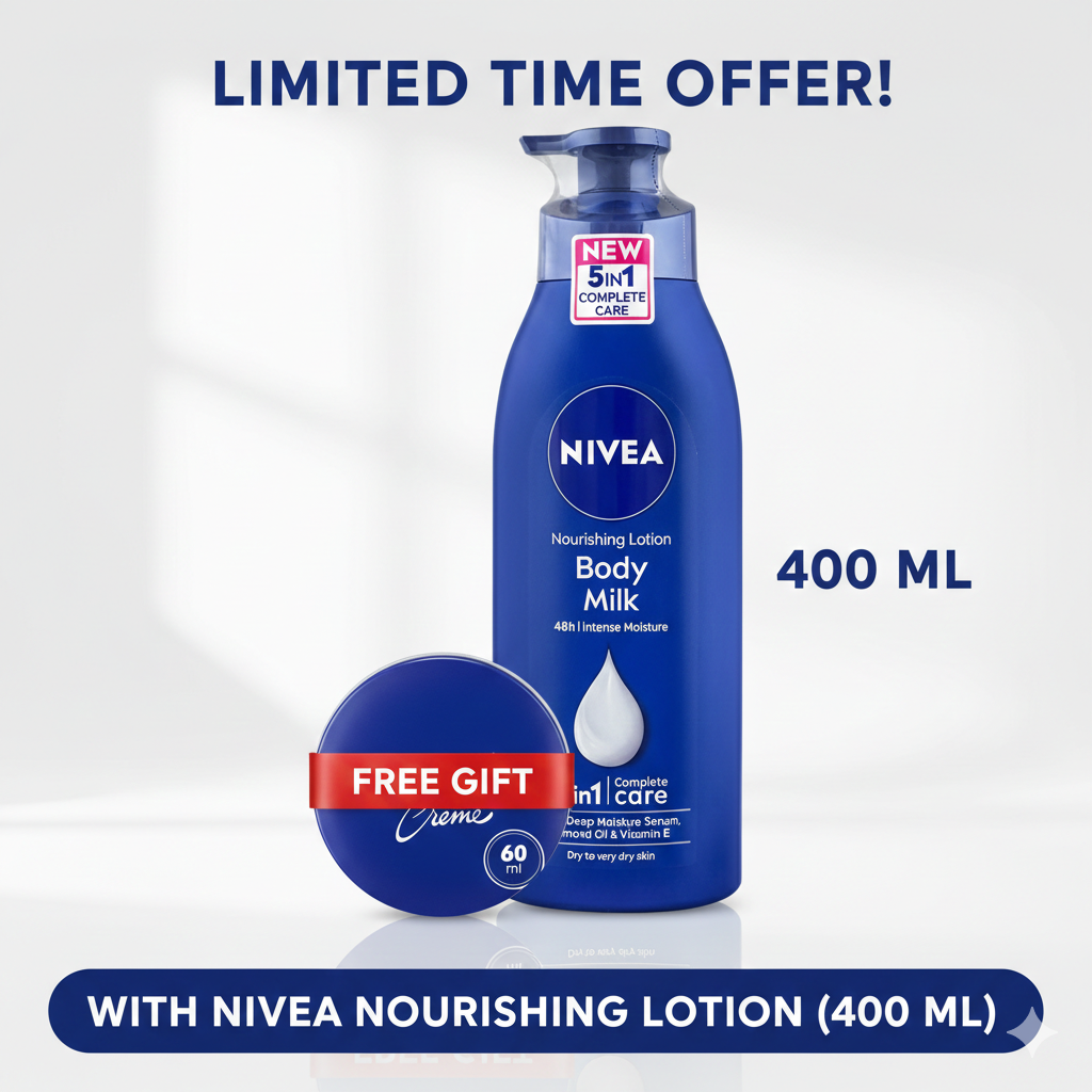 Nourishing Body Lotion (400 ml) with Free Moisturizing Creme (60 ml)