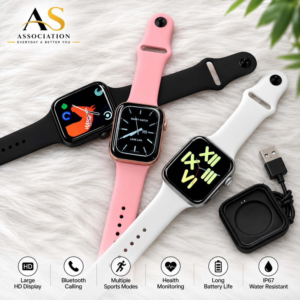 i8 Pro Max i8 Ultra Smart Watch Series 8 || 1.75" Full Screen || Sports Fitness Watch || Bluetooth Call || IPS Full HD Touch Screen || All Sports Mode || Waterproof ||