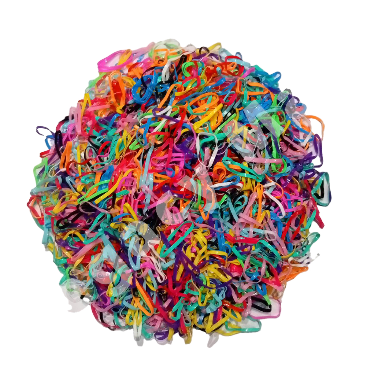 Rubber band multicolor Elastic Hair Bands Hair ring Ponytail Hair Ties Rope Holder Hair Accessories (500 & 1000 pieces )